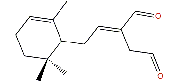 (2E)-2-[2-(2,6,6-Trimethylcyclohex-2-en-1-yl) ethylidene]butanedial